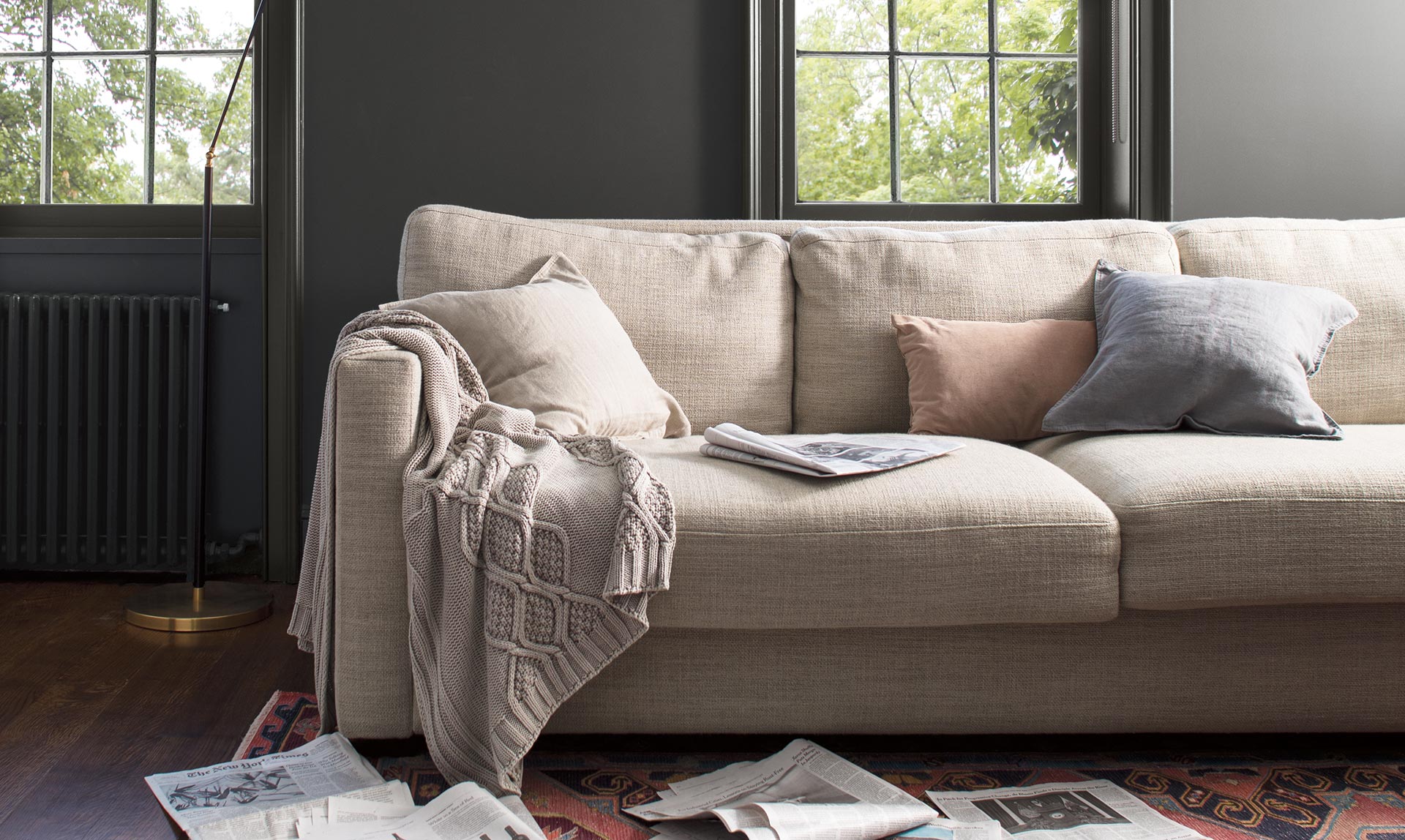 ben moore color of the year 2019 couch