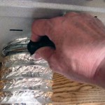 remove dryer vent clamp