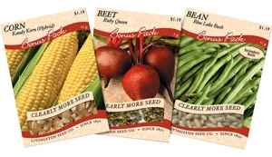 Starting From Seeds livingston veggie seed packets