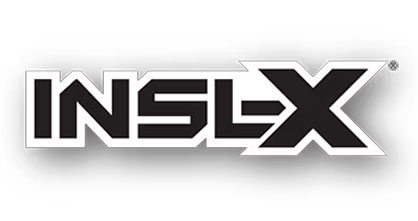 INSLEX logo featuring bold, black lettering with a white outline.